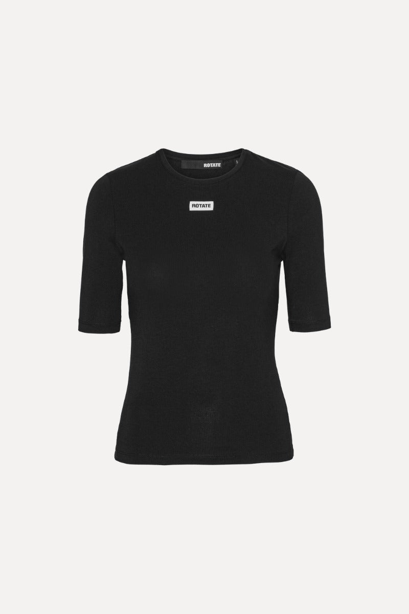 ROTATE SHORT SLEEVE T-SHIRT - BLACK