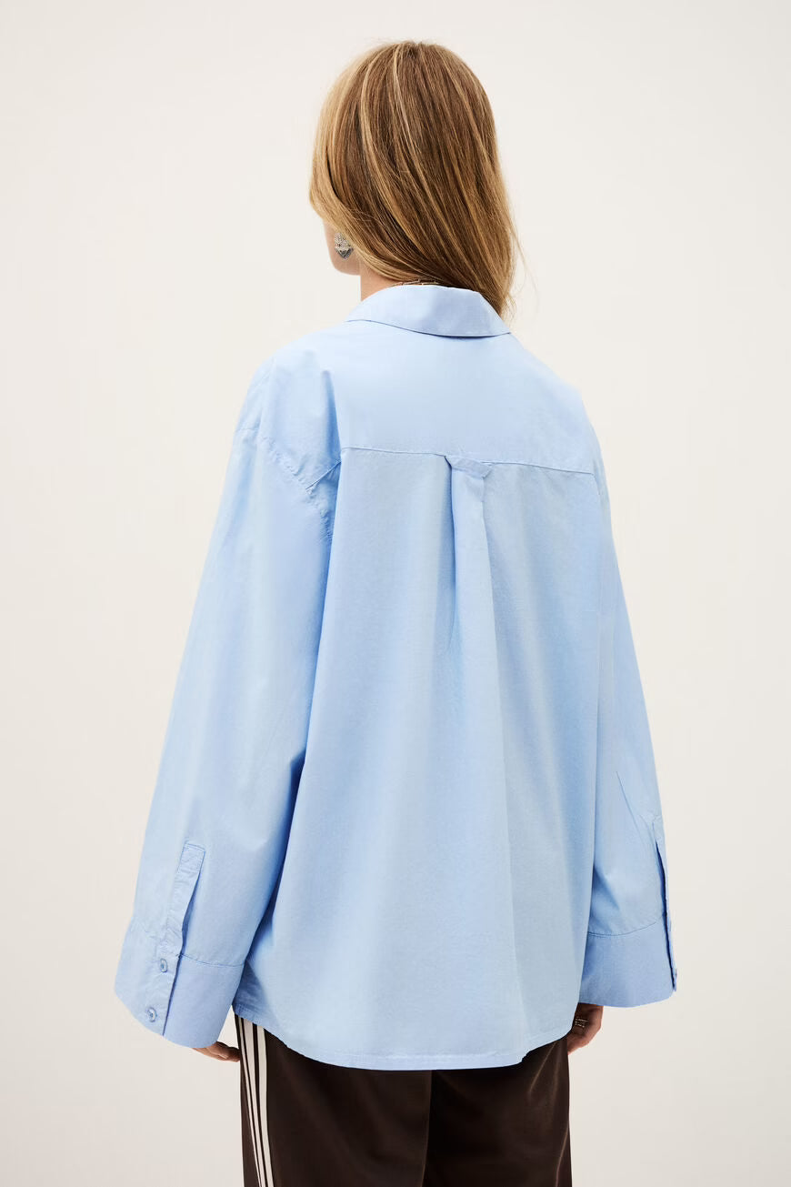 BA&SH ADAM BLOUSE - BLUE