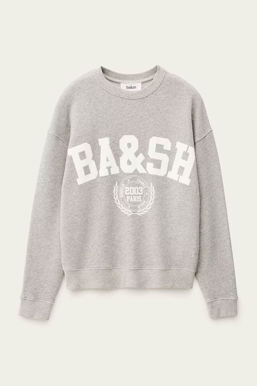 BA&SH BENJAMIN SWEATER - GREY