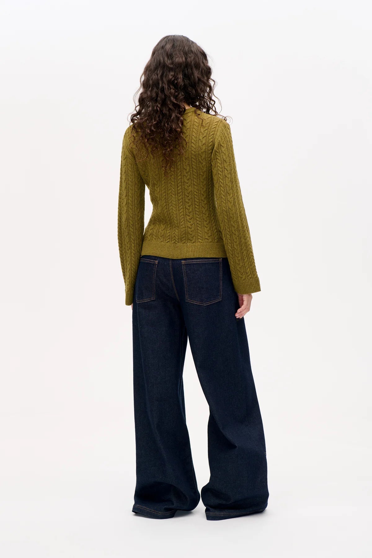 BAUM UND PFERDGARTEN CLARAH CARDIGAN IVY GREEN