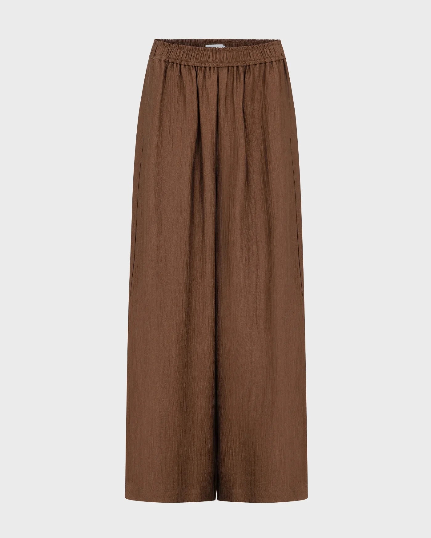 KNITTED JANOU PANTS MID BROWN