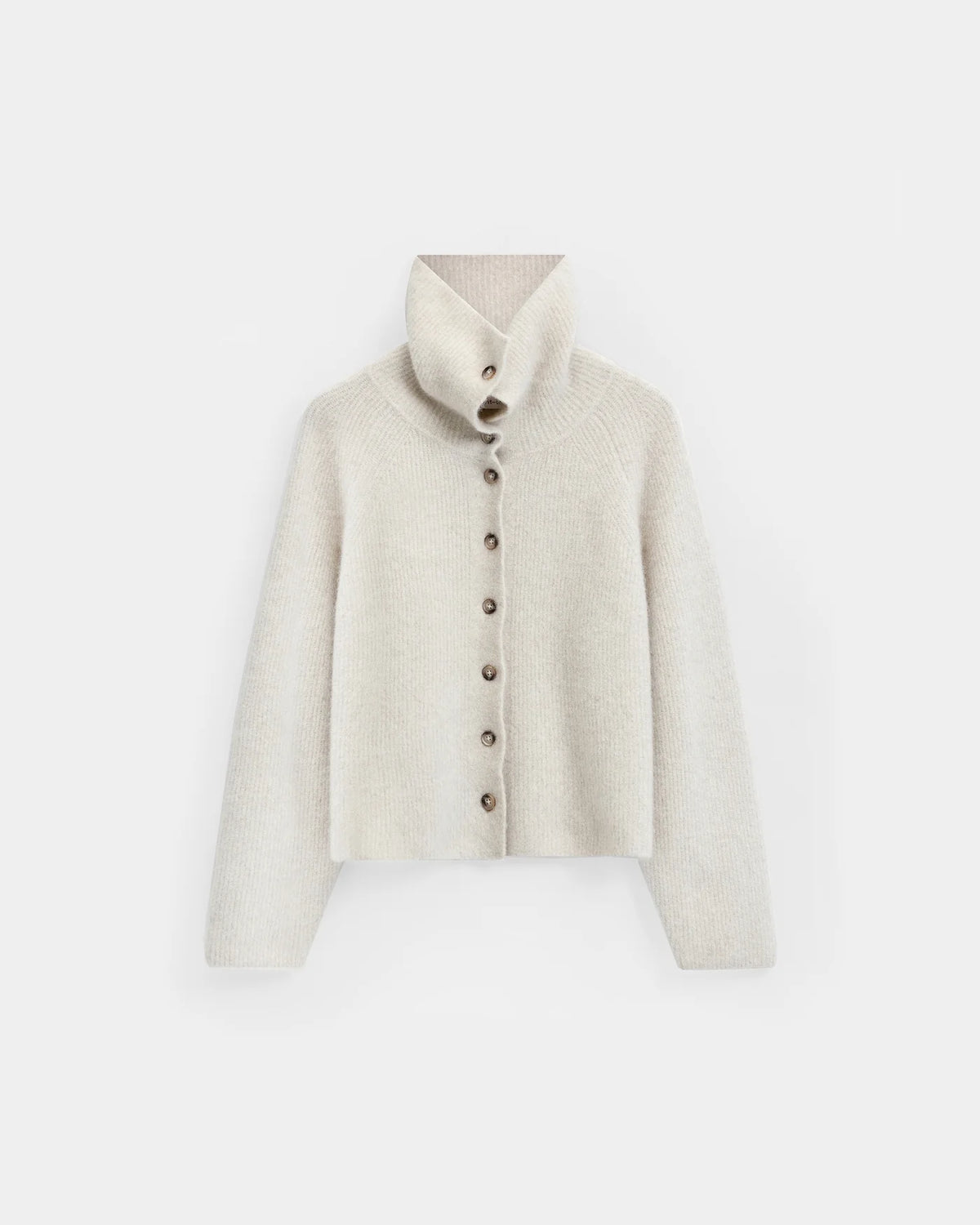 KNITTED MILO CARDIGAN GREIGE