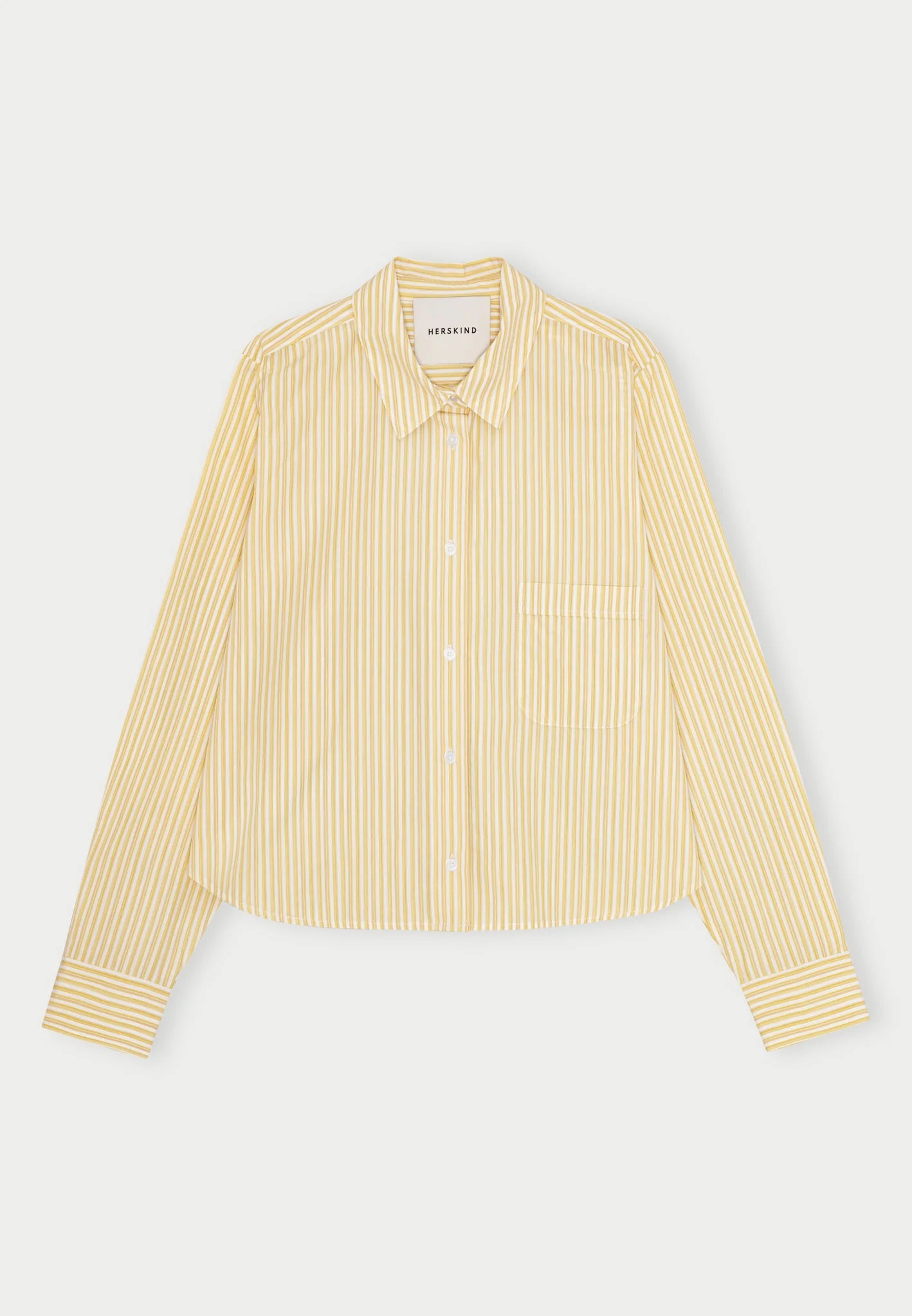 HERSKIND JOVELLE SHIRT YELLOW STRIPE