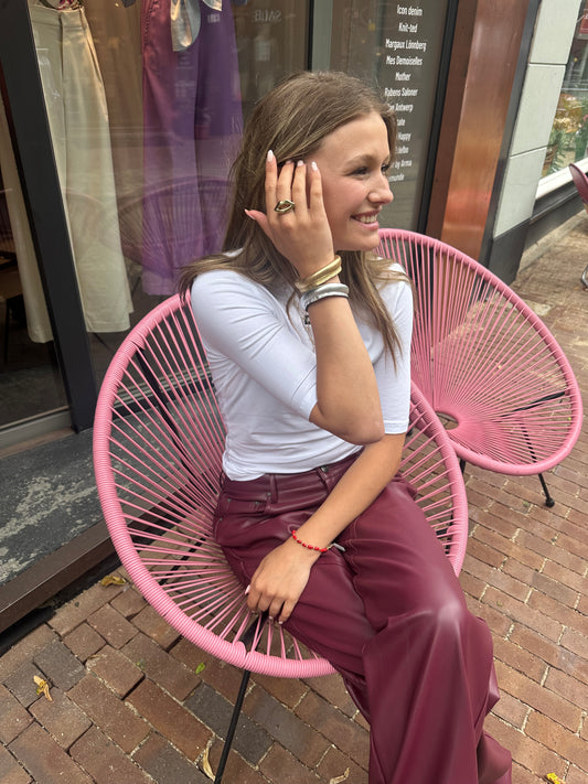 ROTATE SHORT SLEEVE T-SHIRT - WIT