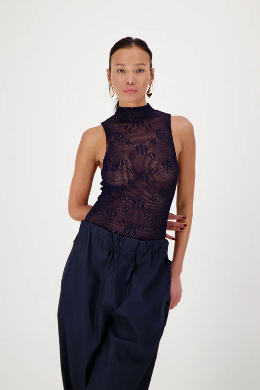 RAE ANTWERP BODYSUIT NAVY