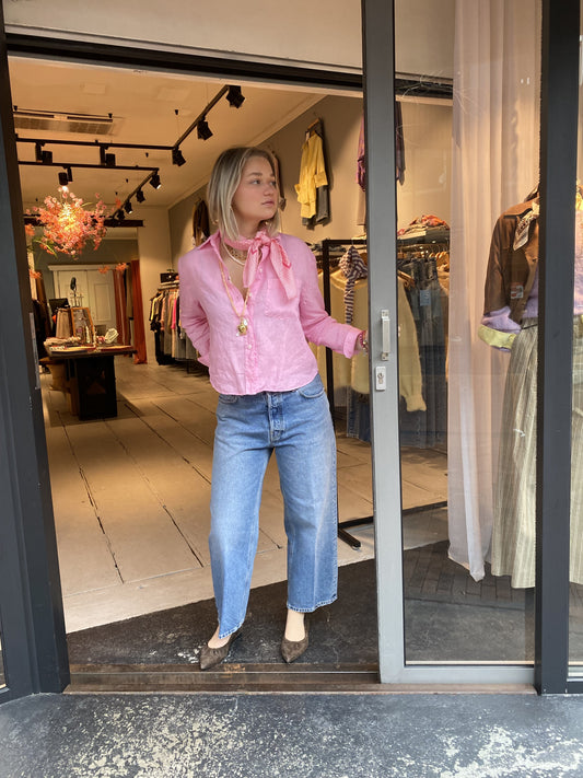 HAIKURE JEANS - BETTY STRAIGHT LEG - NORDIC BLUE