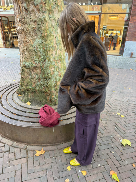 STUDIO AR JAS FRANKY FAUX MINK
