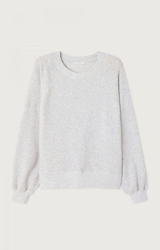 AMERICAN VINTAGE ATUBAY SWEATER ARTIC MELANGE