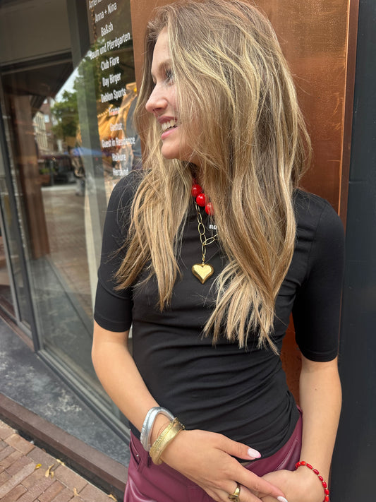 ROTATE SHORT SLEEVE T-SHIRT - BLACK