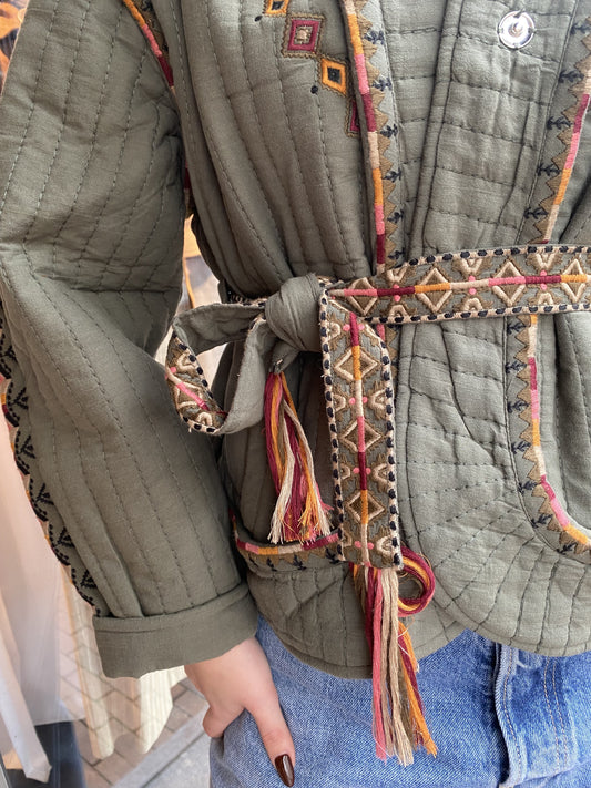 BASH COCOON VESTE - JAS - KAKI