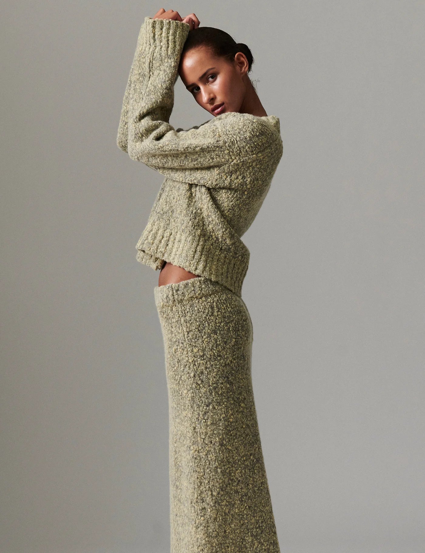 DAY Birger et Mikkelsen Conor Knitted Cardigan - Capers Melange