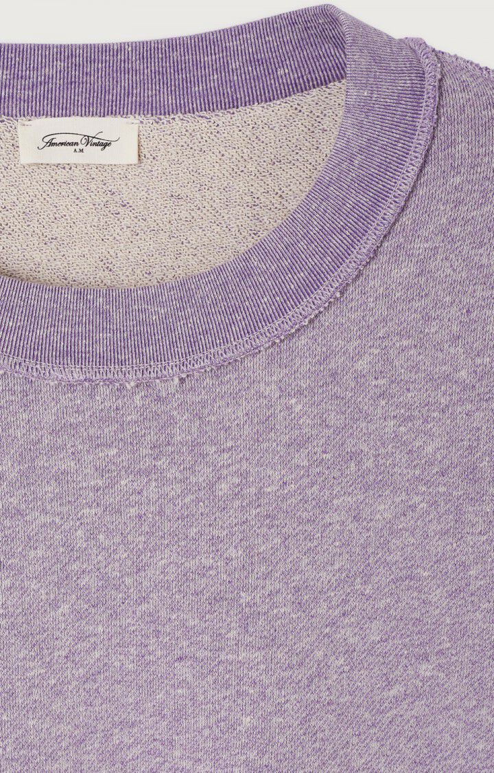 AMERICAN VINTAGE DATOWN SWEATER MELANGE MAUVE