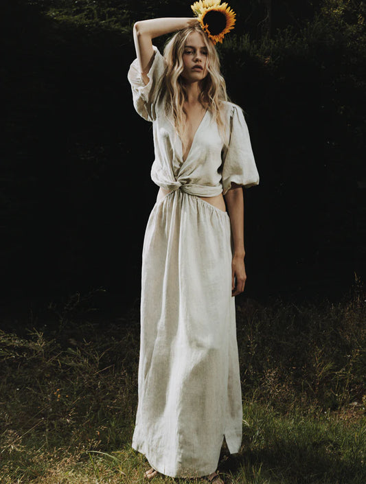 RAE ANTWERP PENELOPE DRESS - NATURAL