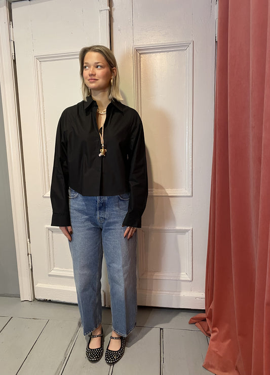 HERSKIND ELSIE SHIRT - BLACK