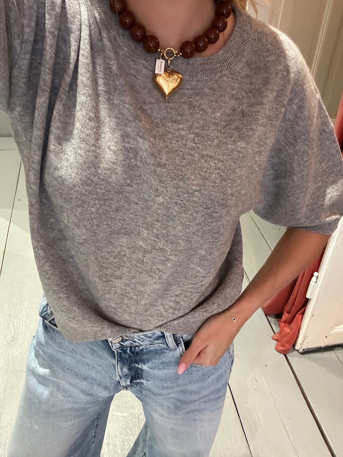 RAE ANTWERP RAFAELLA SHIRT - GREY