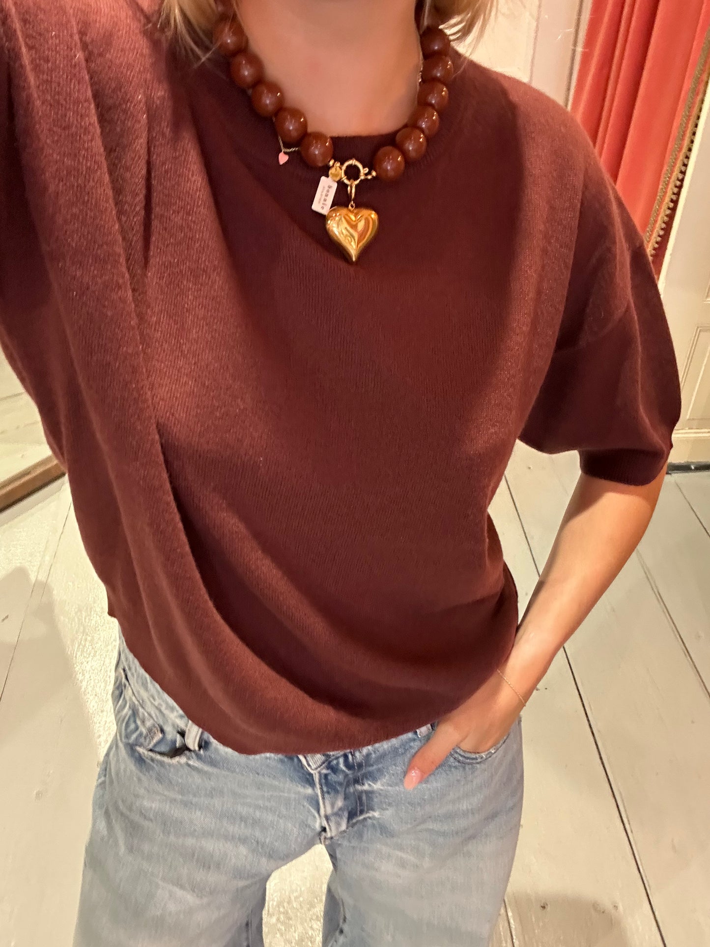 RAE ANTWERP RAFAELLA SHIRT - BROWN