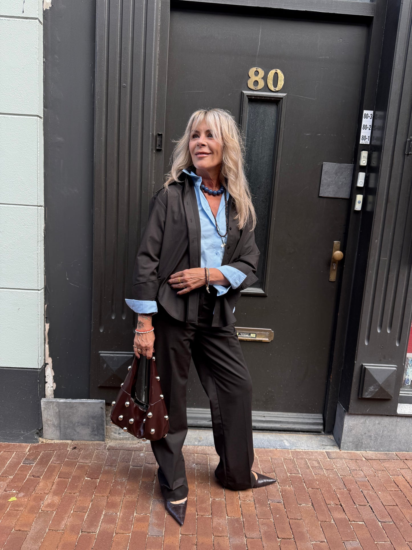 DAY BIRGER ET MIKKELSEN POPLINA BLOUSE CHAMBRAY BLUE