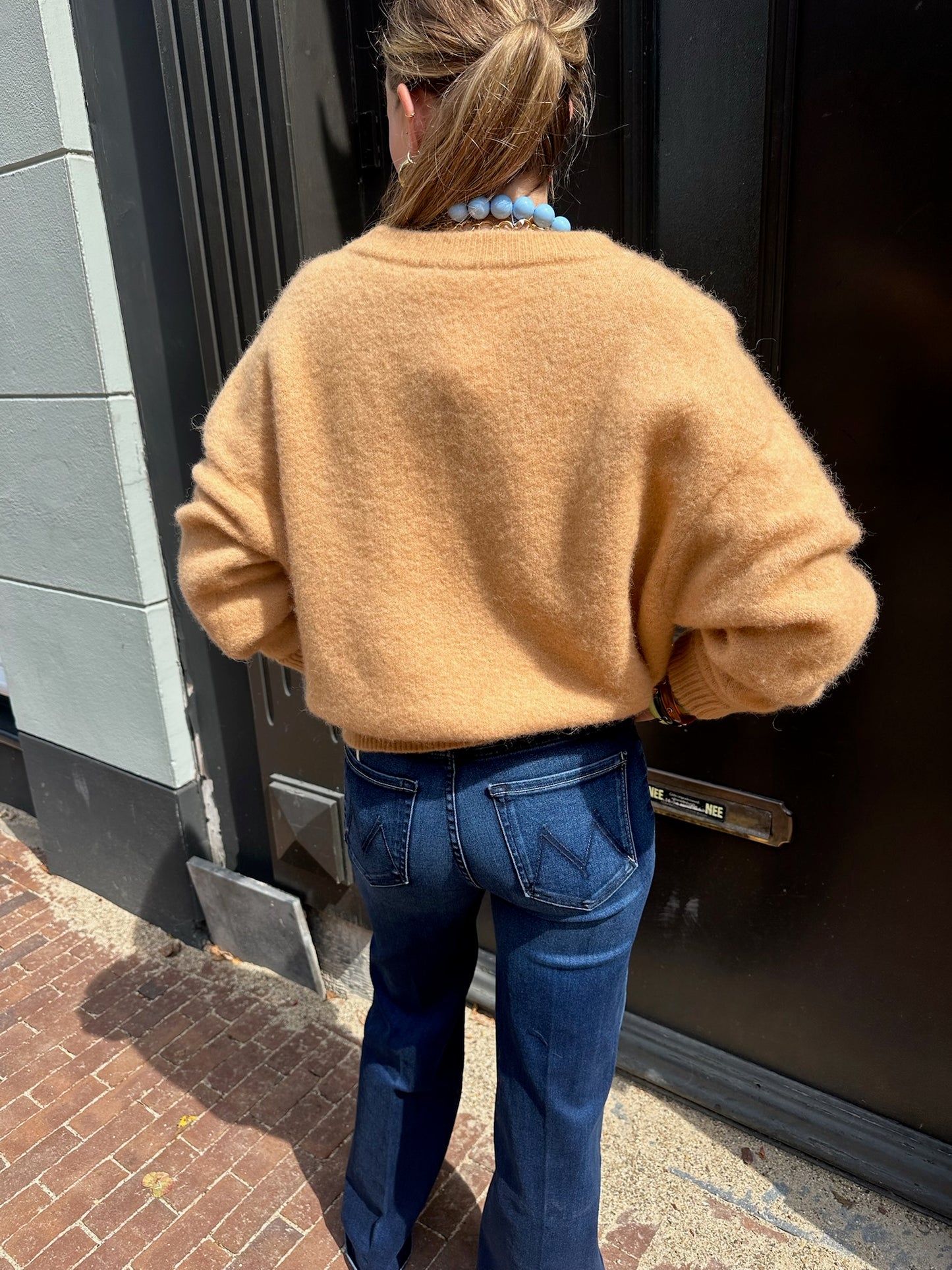 AMERICAN VINTAGE VITOW SWEATER HAZELNUT MELANGE
