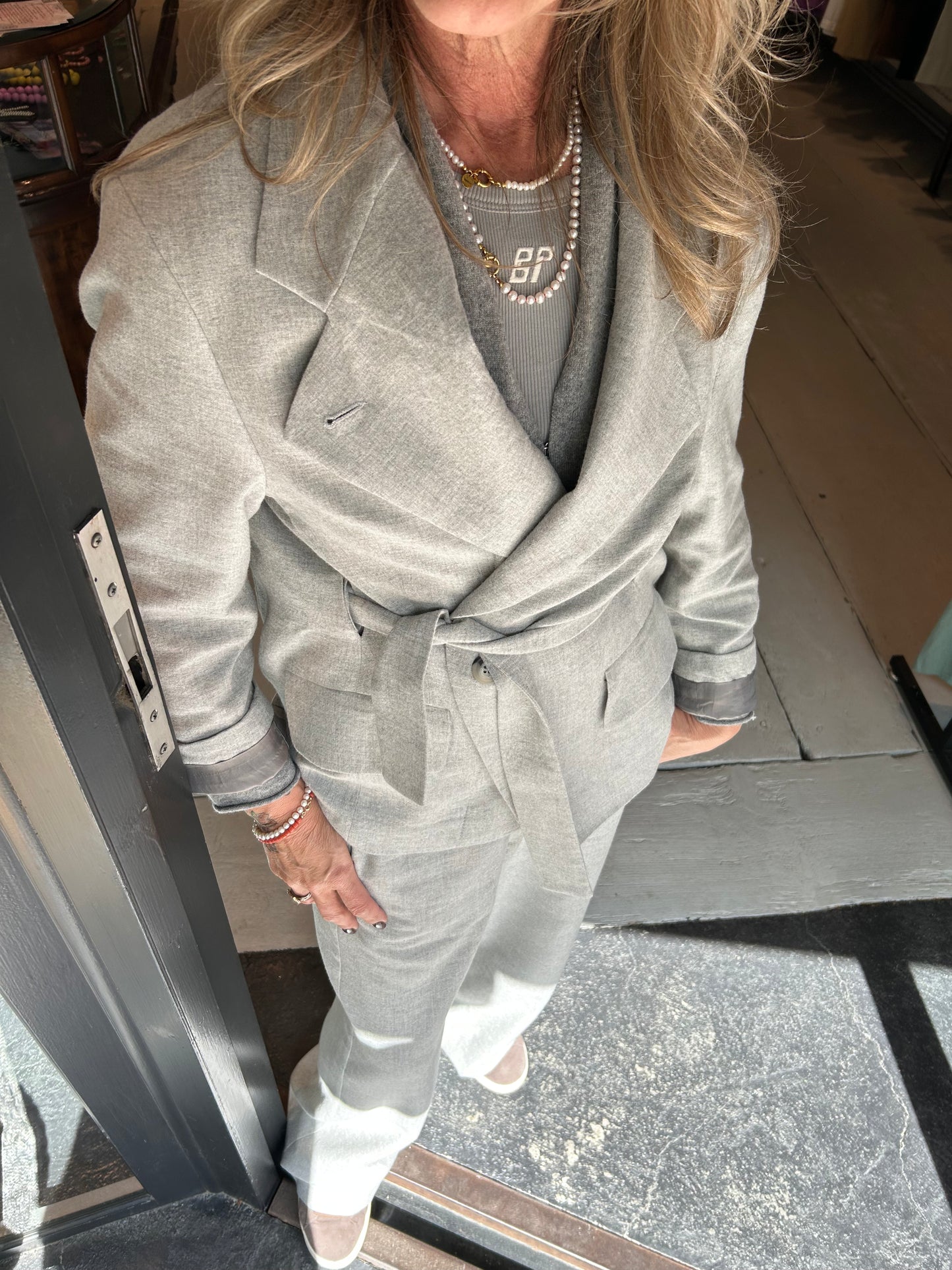 RABENS SALONER ETHENA DRAPY TAILORING JACKET