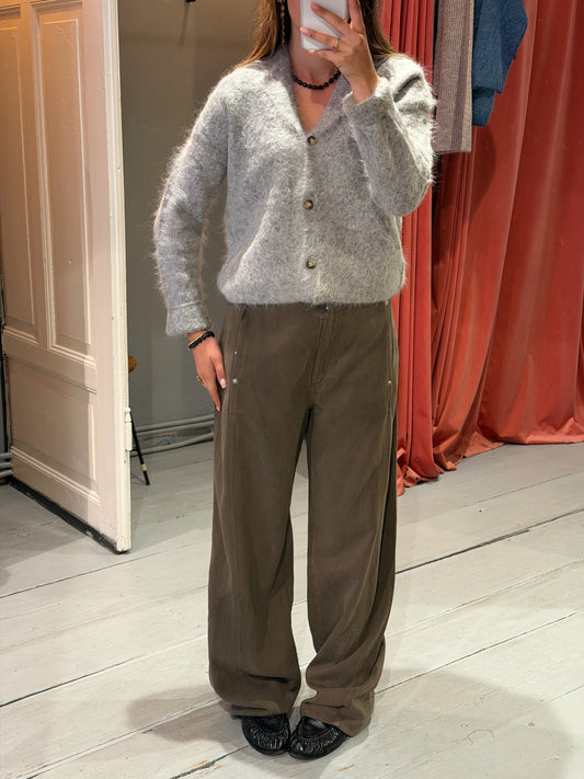 MARGAUX LONNBERG LUCA PANTALON - BROWN / KAKI