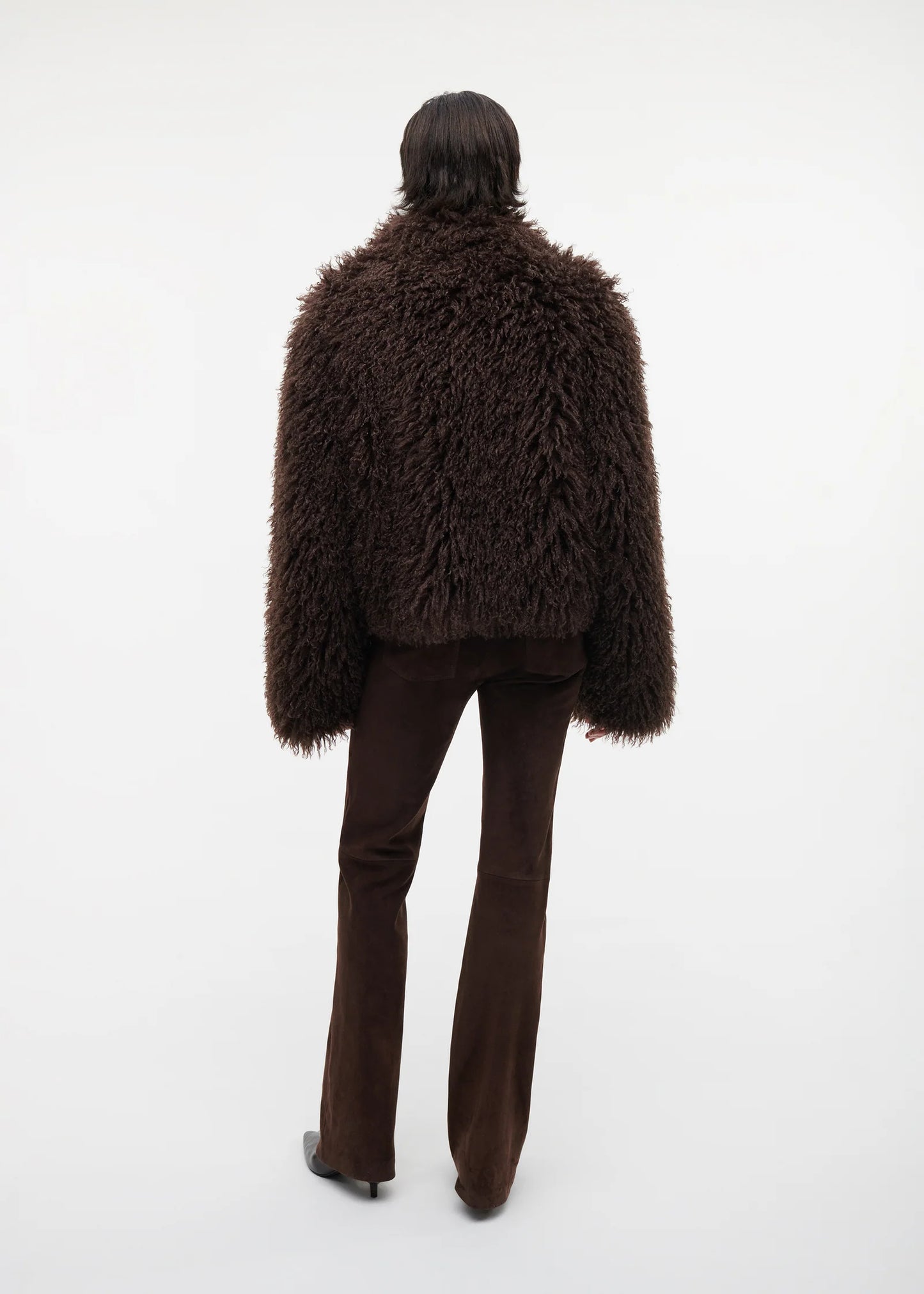 STUDIO AR MILLIE FAUX FUR JACKET MORRO