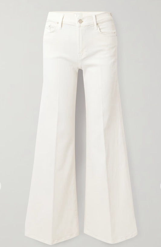 MOTHER DENIM - JEANS- THE TWISTER SNEAK - FAIREST OFF THEM ALL - WHITE