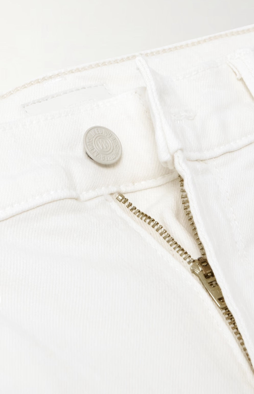 MOTHER DENIM - JEANS- THE TWISTER SNEAK - FAIREST OFF THEM ALL - WHITE