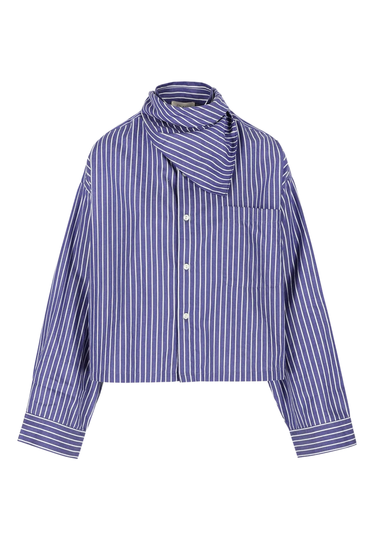 RAE ANTWERP NIKKI BLOUSE DARK BLUE STRIPE