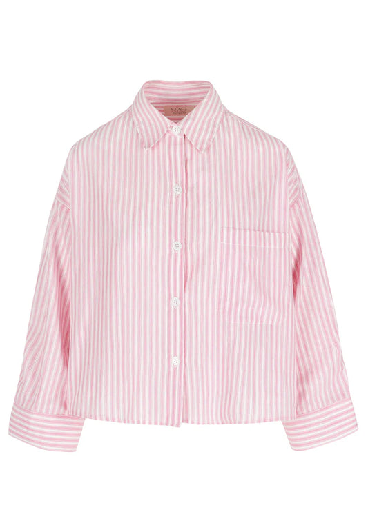 RAE ANTWERP NIKKI SHIRT - PINK/WHITE