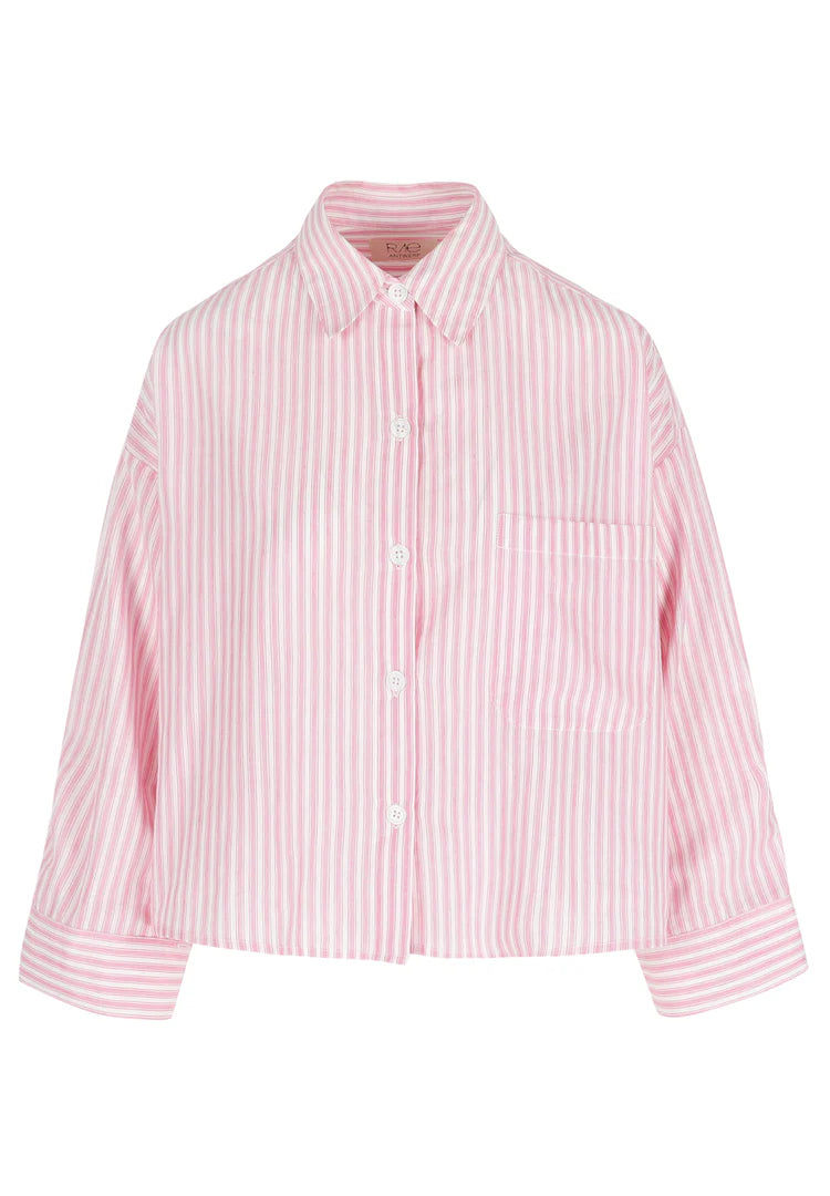RAE ANTWERP NIKKI SHIRT - PINK/WHITE