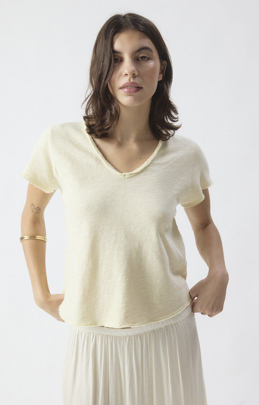 AMERICAN VINTAGE SONOMA T-SHIRT - VINTAGE VANILLA