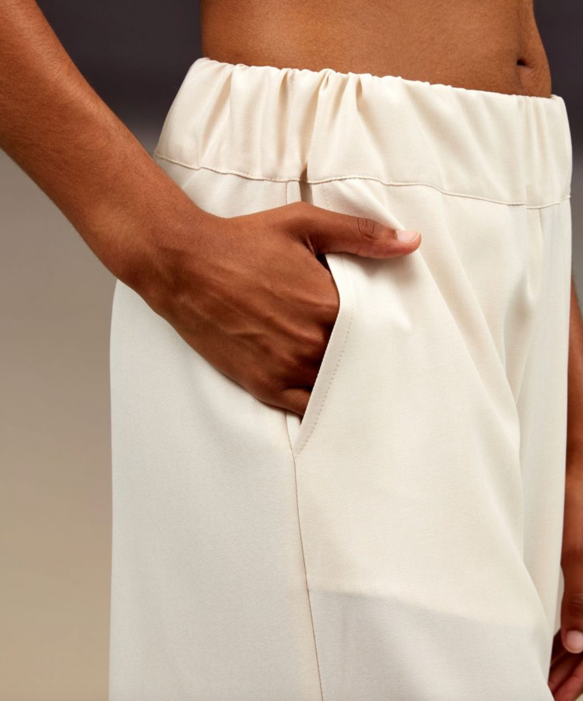 SEA ME HAPPY SUPER WOODY LUSH PANTS - ECRU