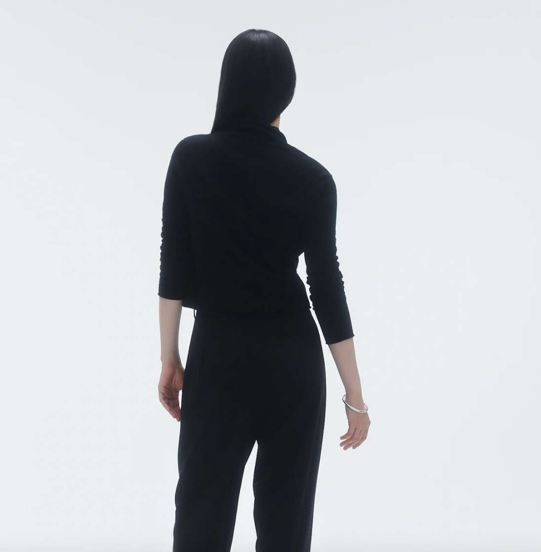GUEST IN RESIDENCE STEALTH CARDIGAN BLACK