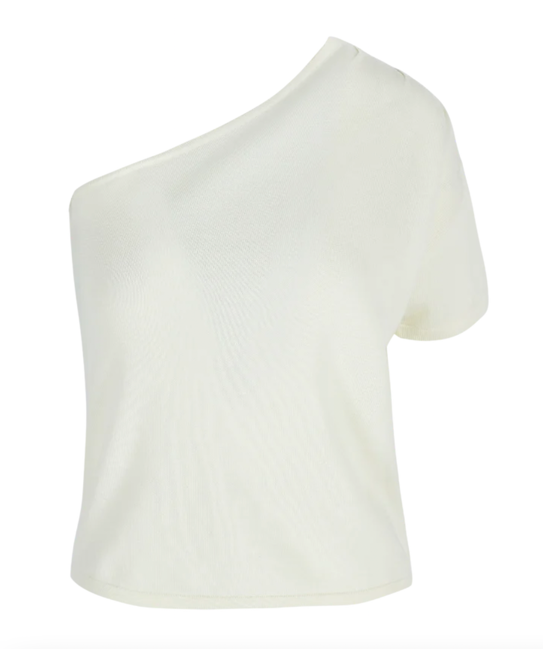 RAE ANTWERP JACE ONE SHOULDER TOP CASHMERE IVORY