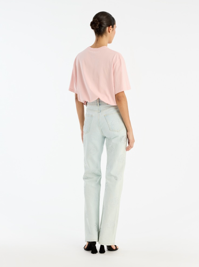 ROTATE OVERSIZED T-SHIRT LIGHT PINK FAIRYTALE