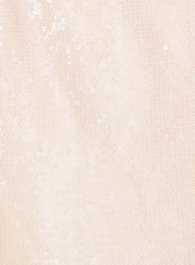 ROTATE SEQUINS MINI SKIRT BEIGE DOESKIN