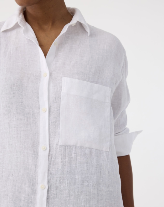 KNIT-TED PEPPER BLOUSE WHITE