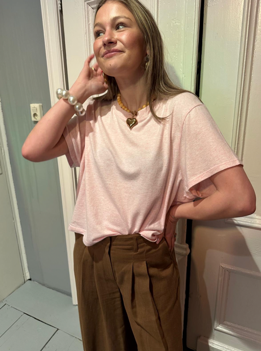 AMERICAN VINTAGE T-SHIRT YPAWOOD- LICHT ROZE