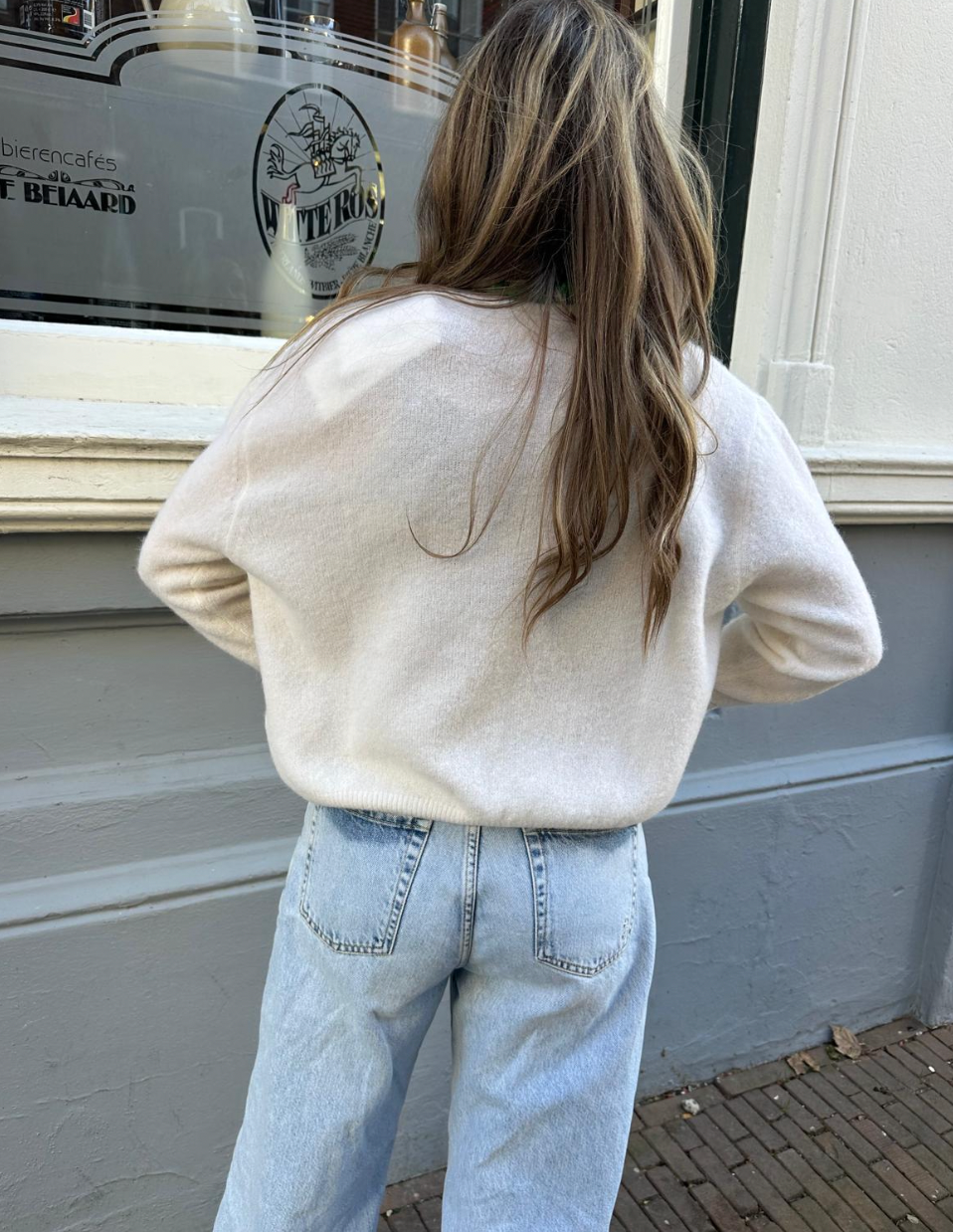 AMERICAN VINTAGE CARDIGAN- VITOW WHITE