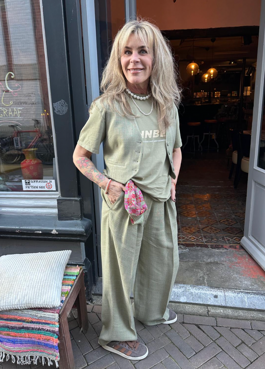 MARGAUX LÖNNBERG HADLEY PANTALON ARMY