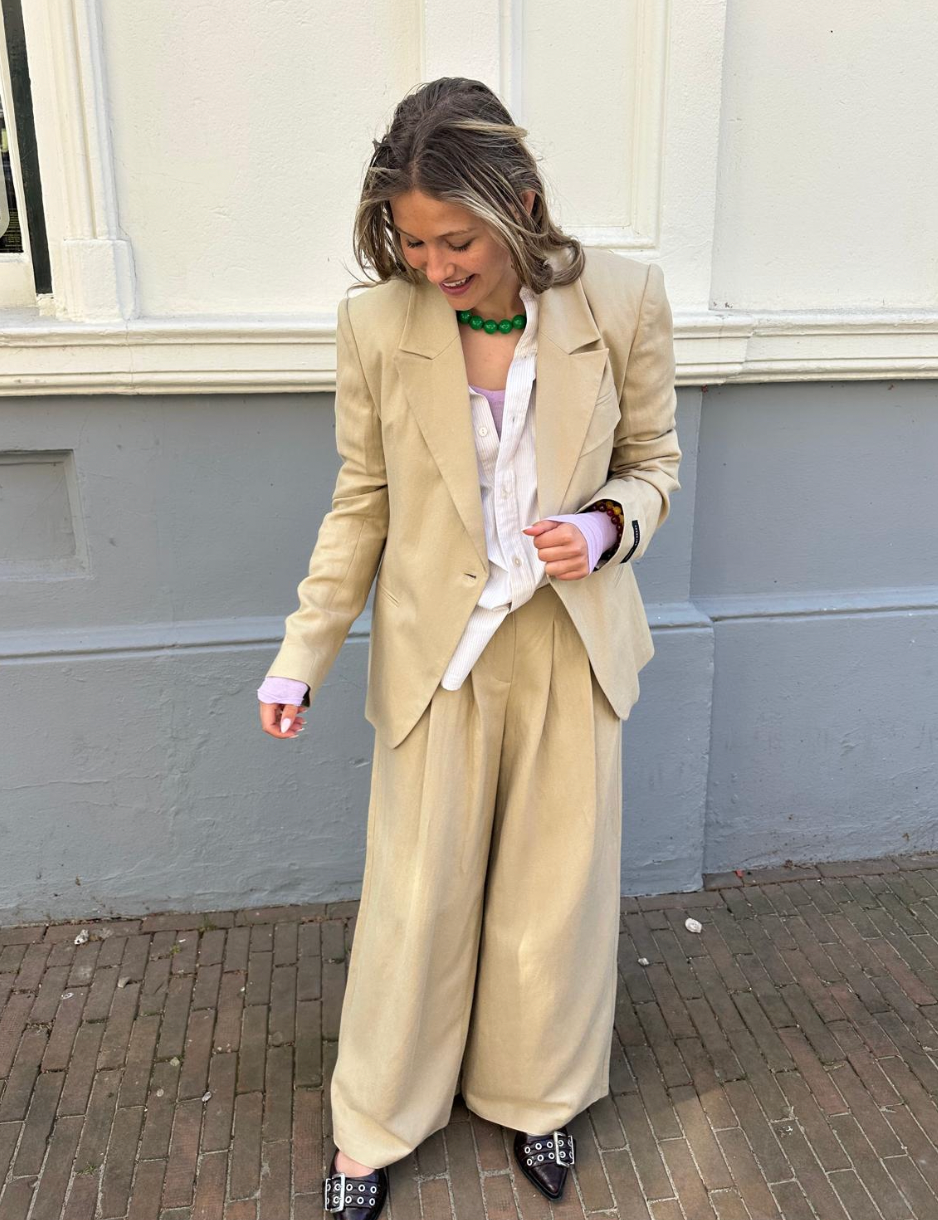 HERSKIND OPRAH BLAZER BEIGE