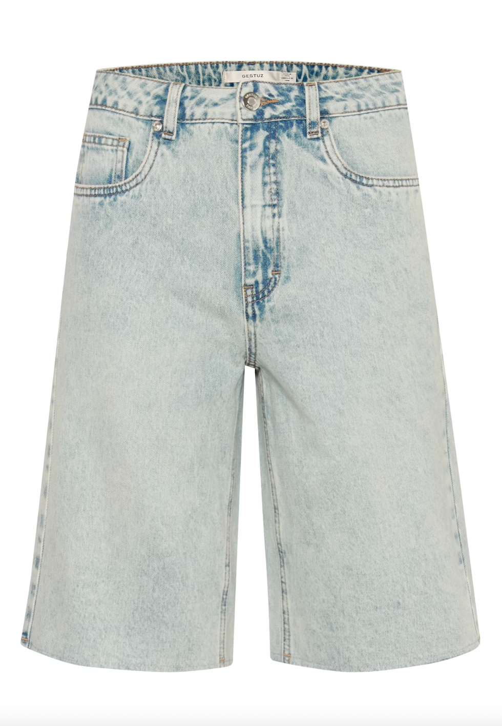 GESTUZ GZASHER SHORTS MID ACID WASH