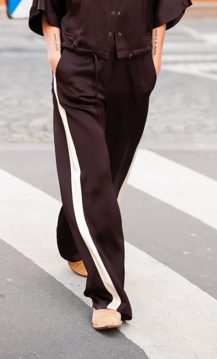 MARGAUX LONNBERG IDIAO PANTS - BROWN
