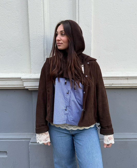 BASH HOOD CADETTO - BROWN