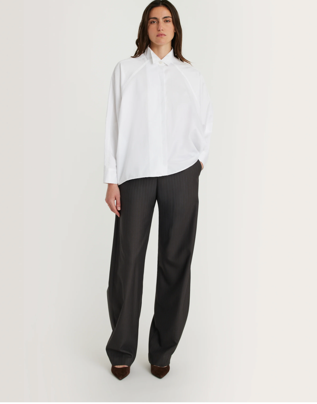MARGAUX LONNBERG LIZ SHIRT WHITE