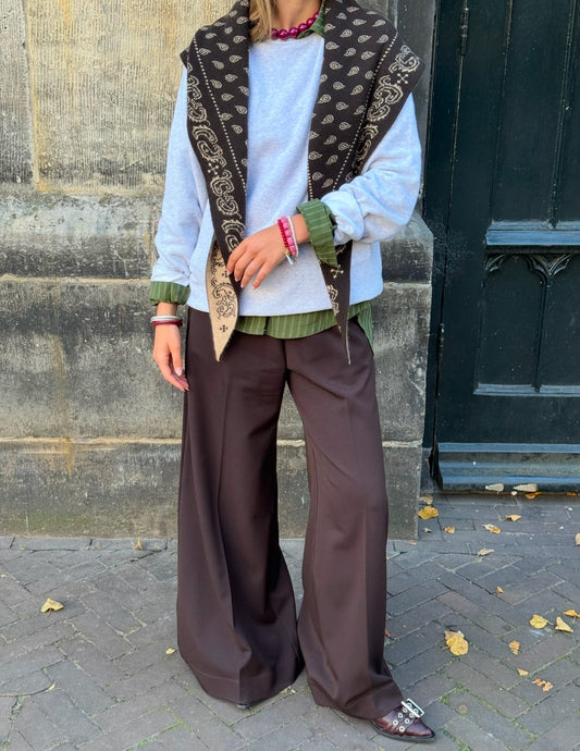 AMERICAN VINTAGE ATUBAY SWEATER ARTIC MELANGE