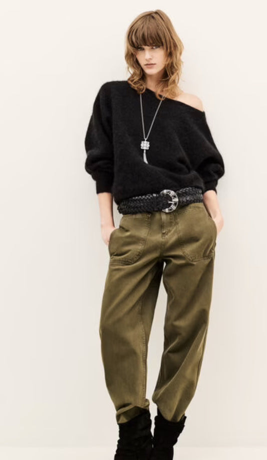 BASH SUELA PULLOVER -ZWART