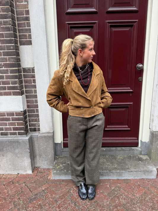 BASH COWY SUEDE JAS - CAMEL - BLOND