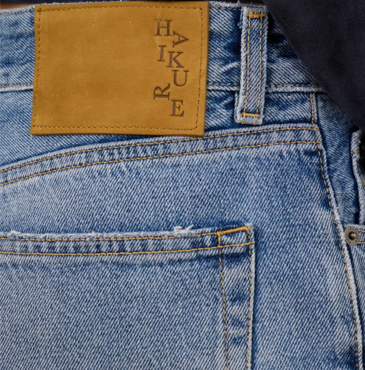 HAIKURE JEANS - BETTY STRAIGHT LEG - NORDIC BLUE