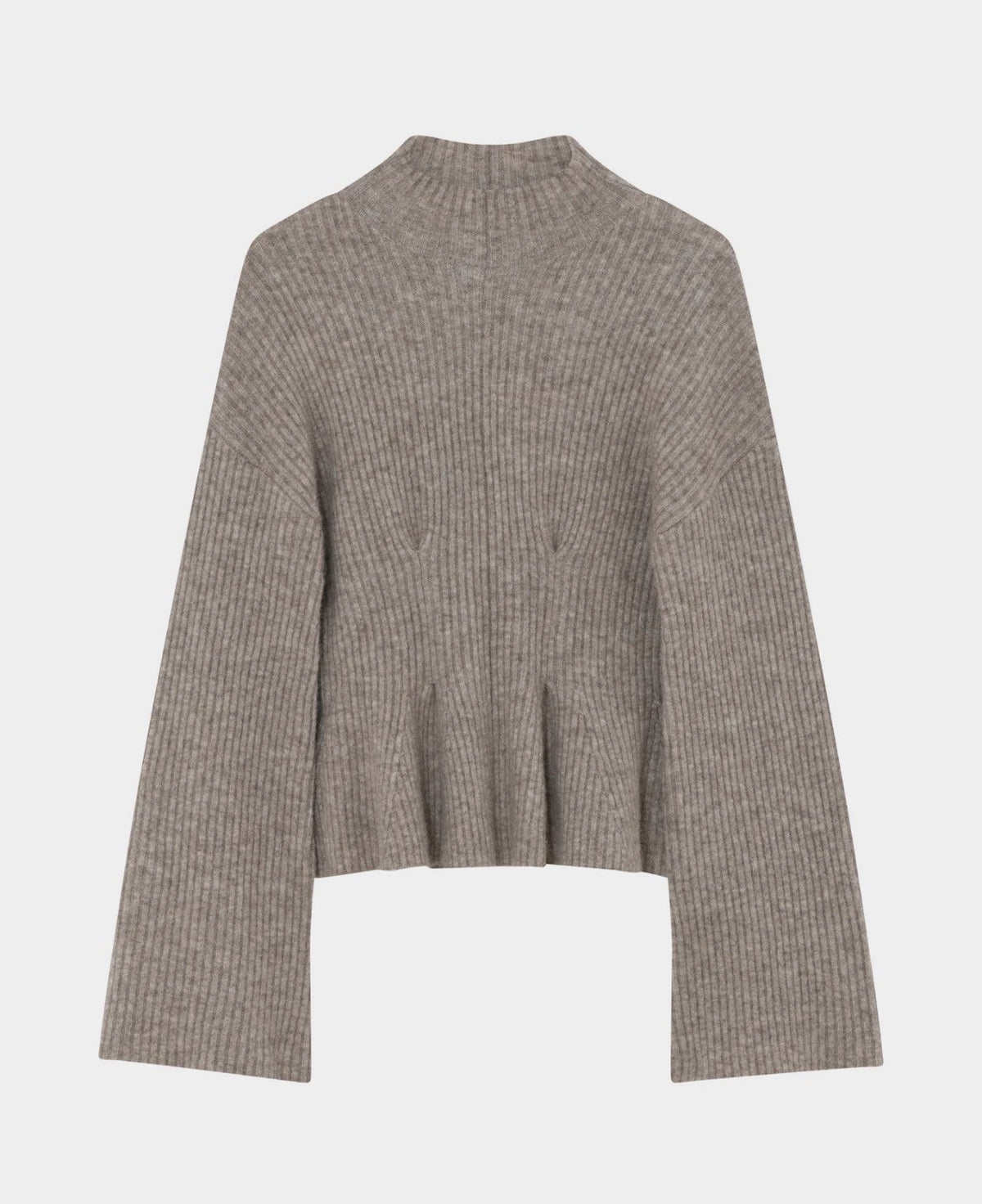 DAY PEPLUMA PULLOVER -COZY DAY'S- ROASTED CASHEW